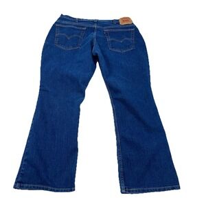Vintage Levis 515 Jeans Women 18 Boot Cut Lower Rise Dark Wash Y2K Denim Pant